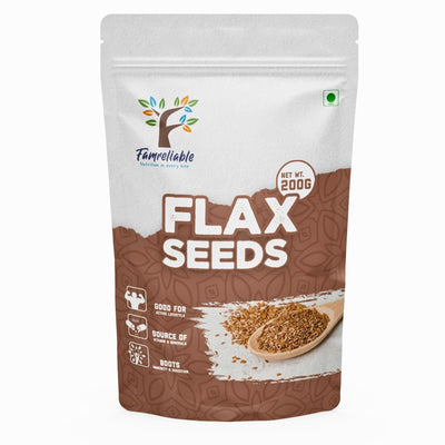 Famreliable Flax Seeds 200g – Omega-3 & Fiber Rich Superfood