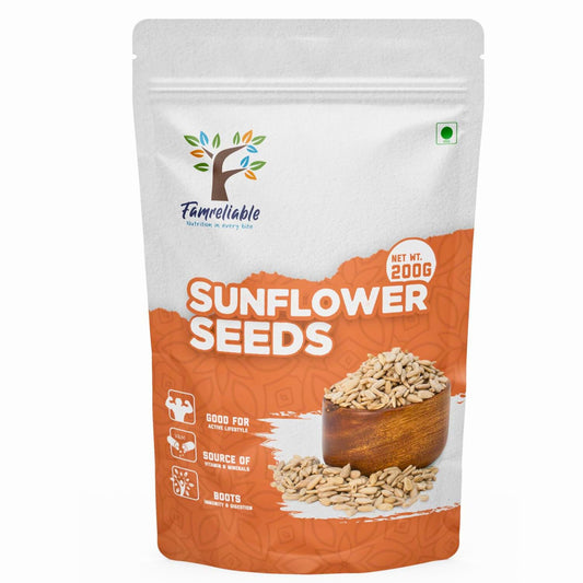 Famreliable Sunflower Seeds 200g – Vitamin E & Protein Rich Superfood